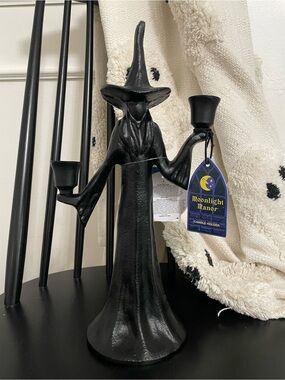 Moonlight Manor Witch Candle Holder Halloween 2026
